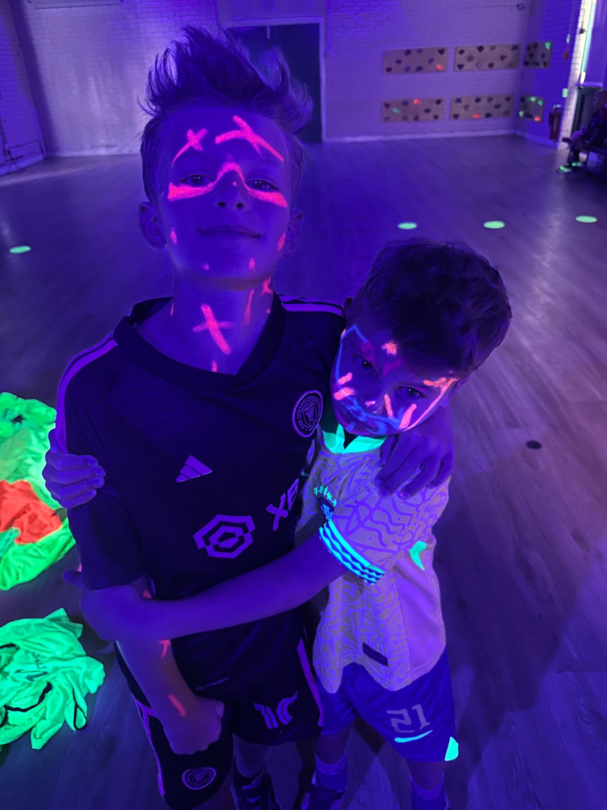 UV glow sports night